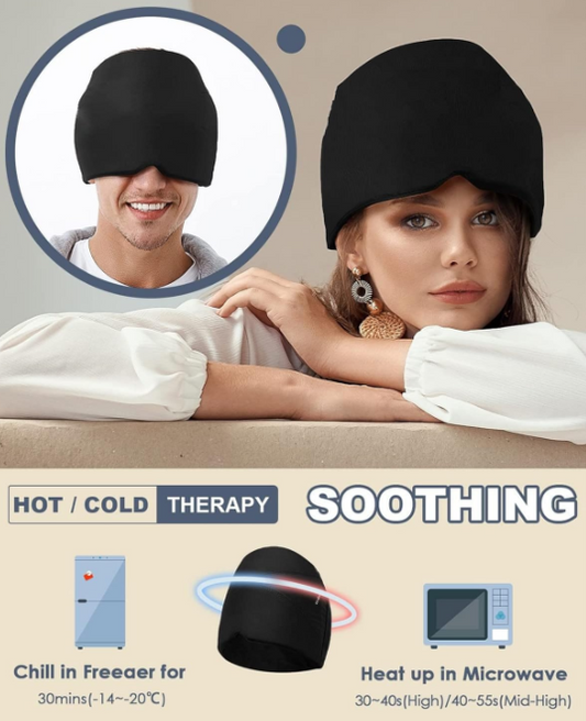 Gorro Gel Alivio Migraña Dolor Cabeza